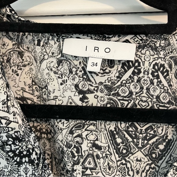 IRO Printed V-Neck Blouse - Picture 8 of 10